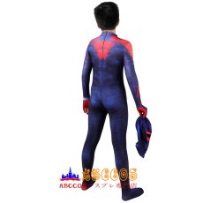 画像3: Spider-Man: Across the Spider-Verse スパイダーマン:アクロス・ザ・スパイダーバース 2 スパイダーマン2099 風 全身タイツ コスチューム 子供コスプレ衣装 abccos製 「受注生産」 (3)