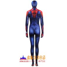 画像2: Spider-Man: Across The Spider-Verse Spiderman 2099 Miguel O'Hara スパイダーマン 全身タイツ コスチューム コスプレ衣装 abccos製 「受注生産」 (2)