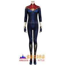 画像1: マーベルズ The Marvels キャプテン・マーベル キャロル・ダンヴァー/ダンバース Carol Danvers 全身タイツ コスチューム コスプレ衣装 abccos製 「受注生産」 (1)