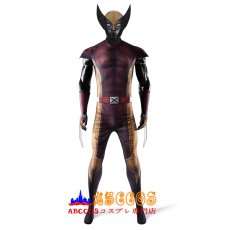 画像1: X-メン X-Men ウルヴァリン Wolverine ブラウン バトルスーツ つなぎ服 コスプレ衣装 abccos製 「受注生産」 (1)