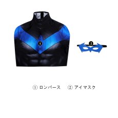画像21: ナイトウィング Nightwing つなぎ服 コスプレ衣装 abccos製 「受注生産」 (21)