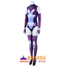 画像3: ティーン・タイタンズ（TEEN TITANS）スターファイヤー /Starfire つなぎ服 コスプレ衣装 abccos製 「受注生産」 (3)