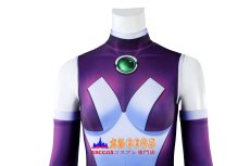 画像8: ティーン・タイタンズ（TEEN TITANS）スターファイヤー /Starfire つなぎ服 コスプレ衣装 abccos製 「受注生産」 (8)
