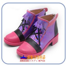 画像4: にじさんじ NIJISANJI vtuber 葛葉（くずは）Kuzuha コスプレ靴 abccos製 「受注生産」 (4)