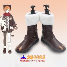 画像7: プロジェクトセカイ カラフルステージ！ feat.初音ミク PJSK 東雲彰人（しののめ あきと）コスプレ靴 abccos製 「受注生産」 (7)