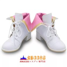 画像1: プロジェクトセカイ カラフルステージ! feat. 初音ミク pjsk_vbs_ VTuber 桃井愛莉（ももい あいり）コスプレ靴 abccos製 「受注生産」 (1)