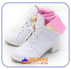 画像4: プロジェクトセカイ カラフルステージ! feat. 初音ミク pjsk_vbs_ VTuber 桃井愛莉（ももい あいり）コスプレ靴 abccos製 「受注生産」 (4)