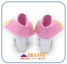 画像6: プロジェクトセカイ カラフルステージ! feat. 初音ミク pjsk_vbs_ VTuber 桃井愛莉（ももい あいり）コスプレ靴 abccos製 「受注生産」 (6)