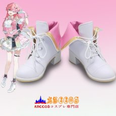 画像7: プロジェクトセカイ カラフルステージ! feat. 初音ミク pjsk_vbs_ VTuber 桃井愛莉（ももい あいり）コスプレ靴 abccos製 「受注生産」 (7)