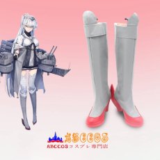 画像7: 艦隊これくしょん -艦これ- 冬月（ふゆつき) コスプレ靴 abccos製 「受注生産」 (7)