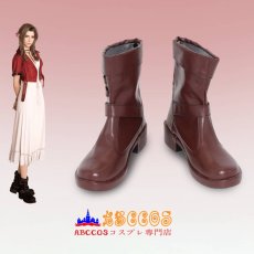 画像7: Final Fantasy VII ファイナルファンタジー VII Aerith Gainsborough エアリス ゲインズブール コスプレ靴 abccos製 「受注生産」 (7)