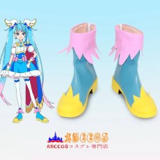 画像7: ひろがるスカイ！プリキュア Cure Sky ソラ・ハレワタール コスプレ靴 abccos製 「受注生産」 (7)