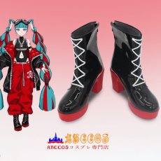 画像7: 初音ミク「マジカルミライ 2023」Miku MAGICAL MIRAI コスプレ靴 abccos製 「受注生産」 (7)