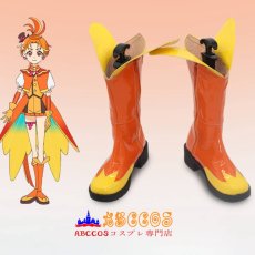 画像7: ひろがるスカイ！プリキュア Hirogaru Sky!Precure夕凪ツバサ（ゆうなぎ ツバサ）Cure Wing コスプレ靴 abccos製 「受注生産」 (7)