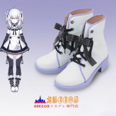 画像7: にじさんじ NIJISANJI Blanche Fleur 東雪蓮（あずませれん） コスプレ靴 abccos製 「受注生産」 (7)