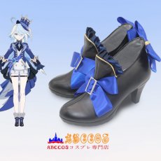 画像7: 原神 Genshin Impact げんしん  Furina フリーナ・ドゥ・フォンテーヌ Focalors フォカロルス コスプレ靴 abccos製 「受注生産」 (7)