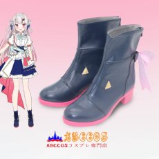 画像7: Hololive Vtuber ホロライブ 百鬼 あやめ Nakiri Ayame コスプレ靴 abccos製 「受注生産」 (7)