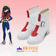 画像7: ポケットモンスター スカーレット/バイオレット ゼイユ Carmine コスプレ靴 abccos製 「受注生産」 (7)