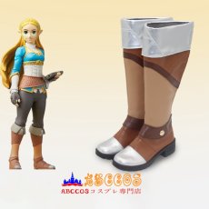 画像7: ゼルダの伝説  ゼルダ姫 Zelda コスプレ靴 abccos製 「受注生産」 (7)