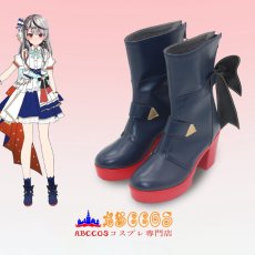 画像7: hololive ホロライブ VTuber 沙花叉クロヱ(さかまた くろゑ) クロヱ、クロたん コスプレ靴 abccos製 「受注生産」 (7)