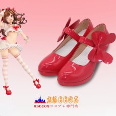 画像7: アイドルマスター シンデレラガールズ 島村卯月 (しまむら うづき)コスプレ靴 abccos製 「受注生産」 (7)