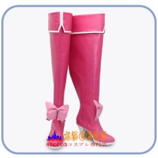 画像2: 魔法少女にあこがれて Gushing over Magical Girls 花菱はるか（はなびし はるか） マジアマゼンタ コスプレ靴 abccos製 「受注生産」 (2)
