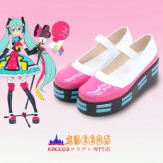画像7: ボーカロイド 初音ミク マジカルミライ Magical Mirai 2018 miku コスプレ靴 abccos製 「受注生産」 (7)