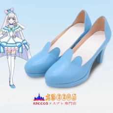 画像7: わんだふるぷりきゅあ! WonderfulPrecure! 猫屋敷 ゆき コスプレ靴 abccos製 「受注生産」 (7)