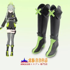 画像7: プロジェクトセカイ カラフルステージ！ feat. 初音ミク 草薙寧々（くさなぎ ねね）コスプレ靴 abccos製 「受注生産」 (7)
