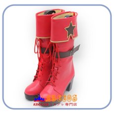 画像4: ザ・キング・オブ・ファイターズ（THEKINGOFFIGHTERS）麻宮アテナ Asamiya Athena コスプレ靴 abccos製 「受注生産」 (4)
