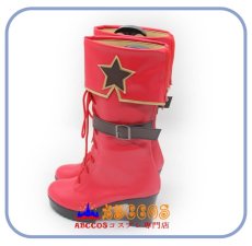 画像5: ザ・キング・オブ・ファイターズ（THEKINGOFFIGHTERS）麻宮アテナ Asamiya Athena コスプレ靴 abccos製 「受注生産」 (5)