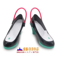 画像1: Hatsune Miku 初音ミク（はつね みく）expo10周年 コスプレ靴 abccos製 「受注生産」 (1)