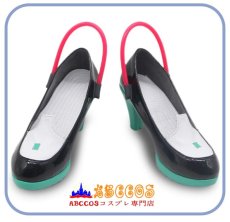 画像2: Hatsune Miku 初音ミク（はつね みく）expo10周年 コスプレ靴 abccos製 「受注生産」 (2)