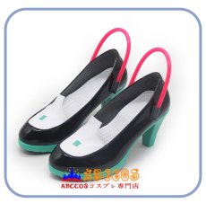 画像4: Hatsune Miku 初音ミク（はつね みく）expo10周年 コスプレ靴 abccos製 「受注生産」 (4)