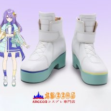 画像6: Hololive_4th_fes VTuber ムーナ・ホシノヴァ Moona Hoshinova コスプレ靴 abccos製 「受注生産」 (6)