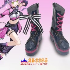 画像7: hololive（ホロライブ）常暗 トワ／とこやみ とわTokoyami Towa コスプレ靴 abccos製 「受注生産」 (7)