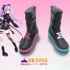 画像7: VSPO!（ぶいすぽっ！）紫宮るな コスプレ靴 abccos製 「受注生産」 (7)