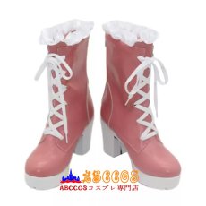 画像1: BanG Dream!／バンドリ！Pastel_Palettes_10周年 丸山彩（まるやま あや）コスプレ靴 abccos製 「受注生産」 (1)