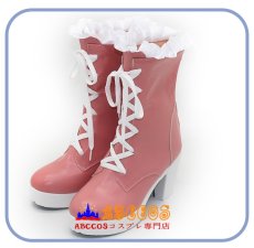 画像4: BanG Dream!／バンドリ！Pastel_Palettes_10周年 丸山彩（まるやま あや）コスプレ靴 abccos製 「受注生産」 (4)