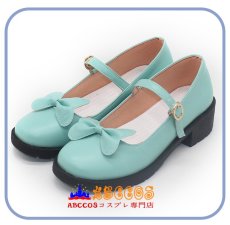 画像4: LoveLive! ラブライブ! AiScReam 若菜 四季（わかな しき）コスプレ靴 abccos製 「受注生産」 (4)