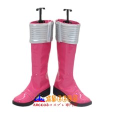 画像1: 海賊戦隊ゴーカイジャー ゴーカイピンク コスプレ靴 abccos製 「受注生産」 (1)