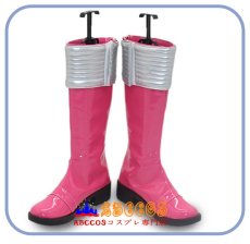 画像2: 海賊戦隊ゴーカイジャー ゴーカイピンク コスプレ靴 abccos製 「受注生産」 (2)