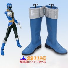 画像7: 海賊戦隊ゴーカイジャー ゴーカイブルー コスプレ靴 abccos製 「受注生産」 (7)