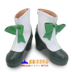 画像1: ご注文はうさぎですか？ 宇治松 千夜（うじまつ ちや）コスプレ靴 abccos製 「受注生産」 (1)