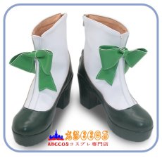 画像2: ご注文はうさぎですか？ 宇治松 千夜（うじまつ ちや）コスプレ靴 abccos製 「受注生産」 (2)