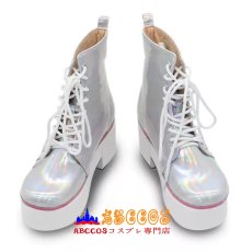 画像1: 学園アイドルマスター 花海 咲季（はなみ さき）コスプレ靴 abccos製 「受注生産」 (1)