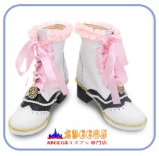 画像2: ひみつ×戦士 ファントミラージュ! 桜衣 ココミ（さくらい ココミ）コスプレ靴 abccos製 「受注生産」 (2)
