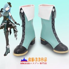 画像7: プロジェクトセカイ カラフルステージ! feat. 初音ミク 日野森志歩（ひのもり しほ）コスプレ靴 abccos製 「受注生産」 (7)