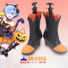 画像7: Re:ゼロから始める異世界生活 レム Rem コスプレ靴 abccos製 「受注生産」 (7)