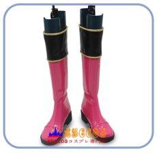 画像2: 魔法戦隊マジレンジャー 小津芳香 / マジピンク コスプレ靴 abccos製 「受注生産」 (2)